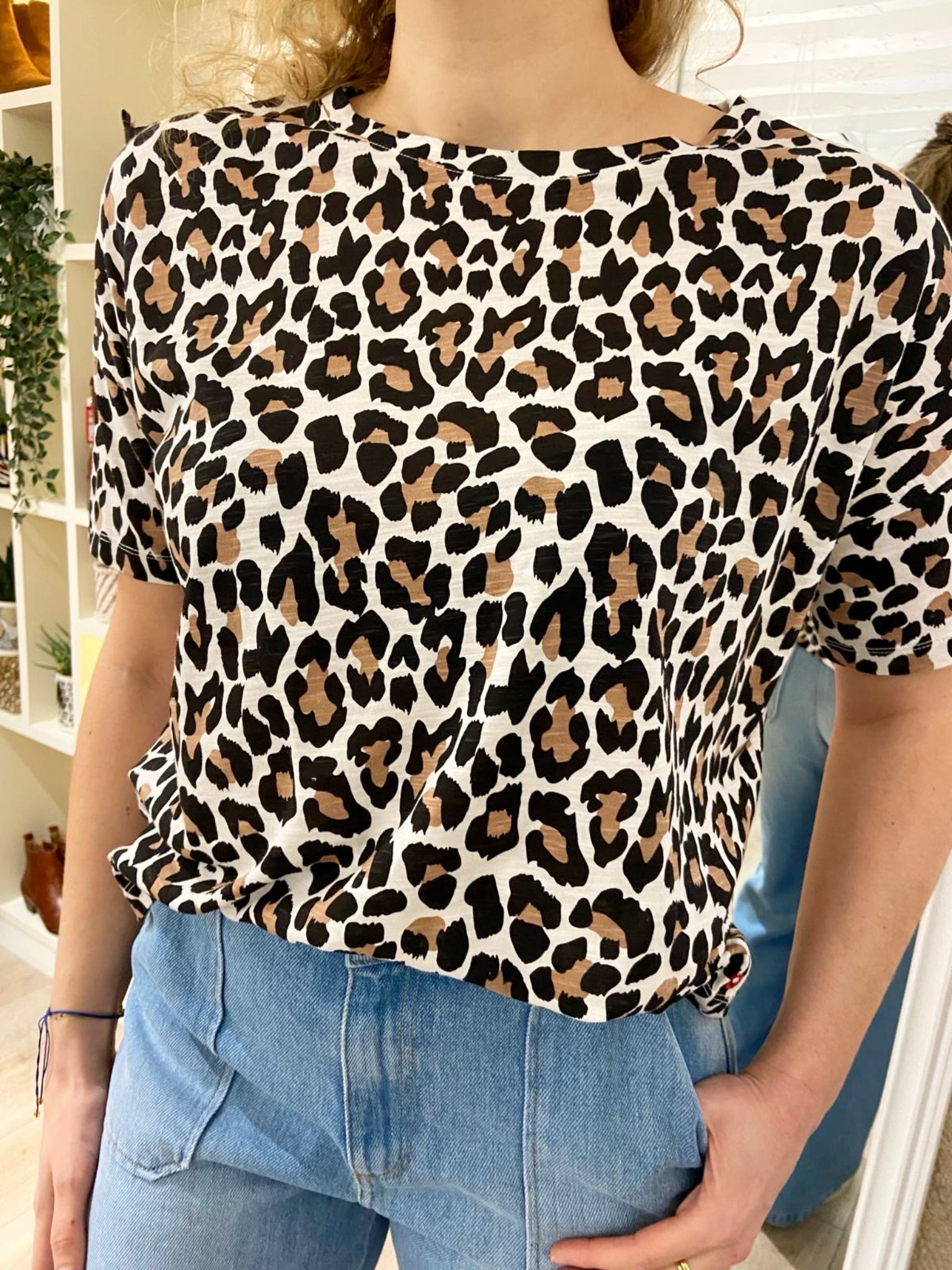 T Shirt Veronika Leopard