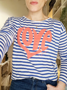T-Shirt Lily Blue Love